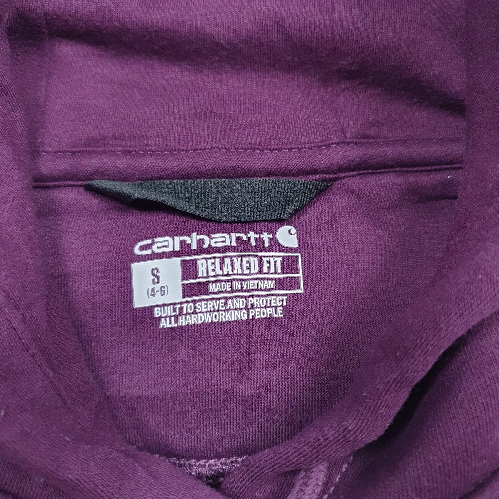 Womens Purple Carhartt  Hoodie Jumper