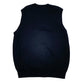 Mens Black Chaps  Vest Jumper