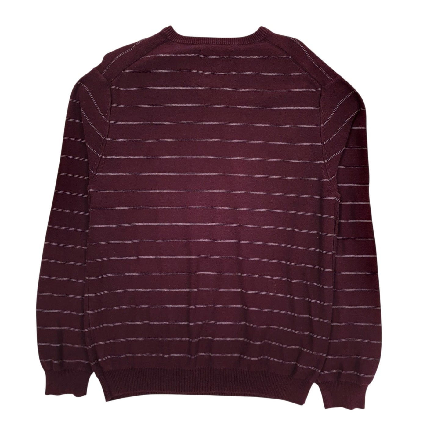 Mens Burgundy Chaps  V Neck Jumper