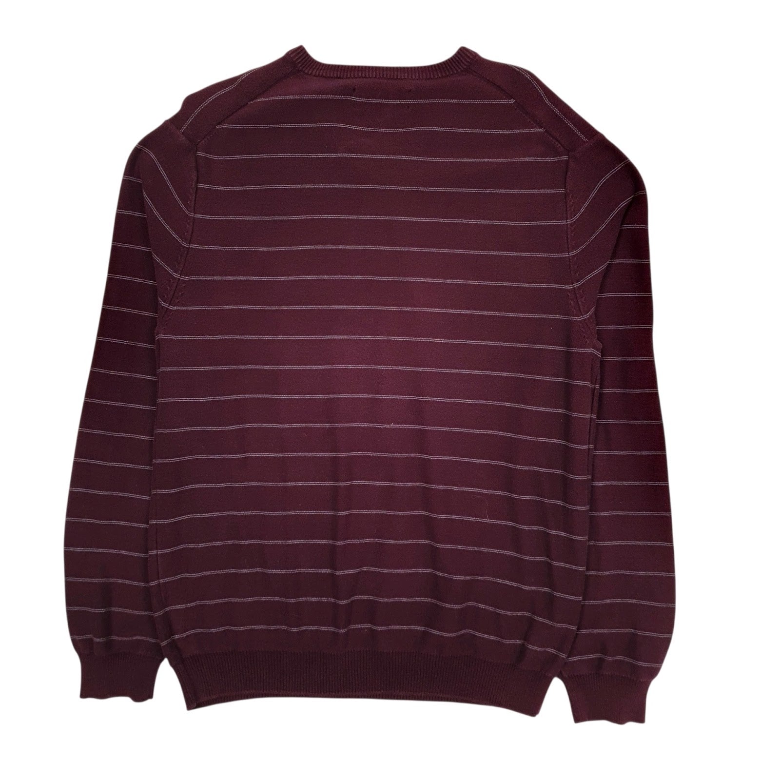 Mens Burgundy Chaps  V Neck Jumper