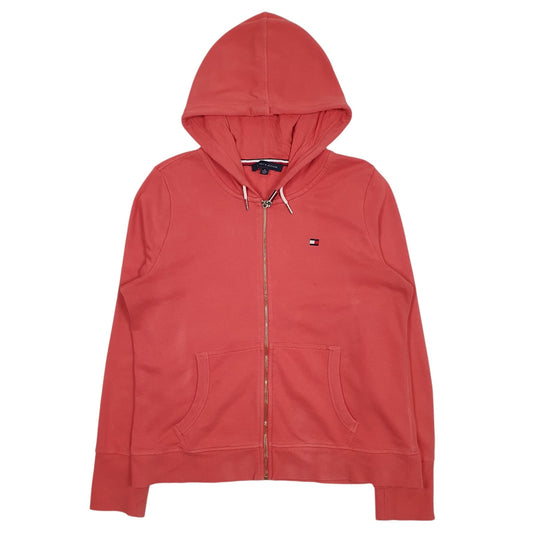 Womens Pink Tommy Hilfiger  Full Zip Jumper
