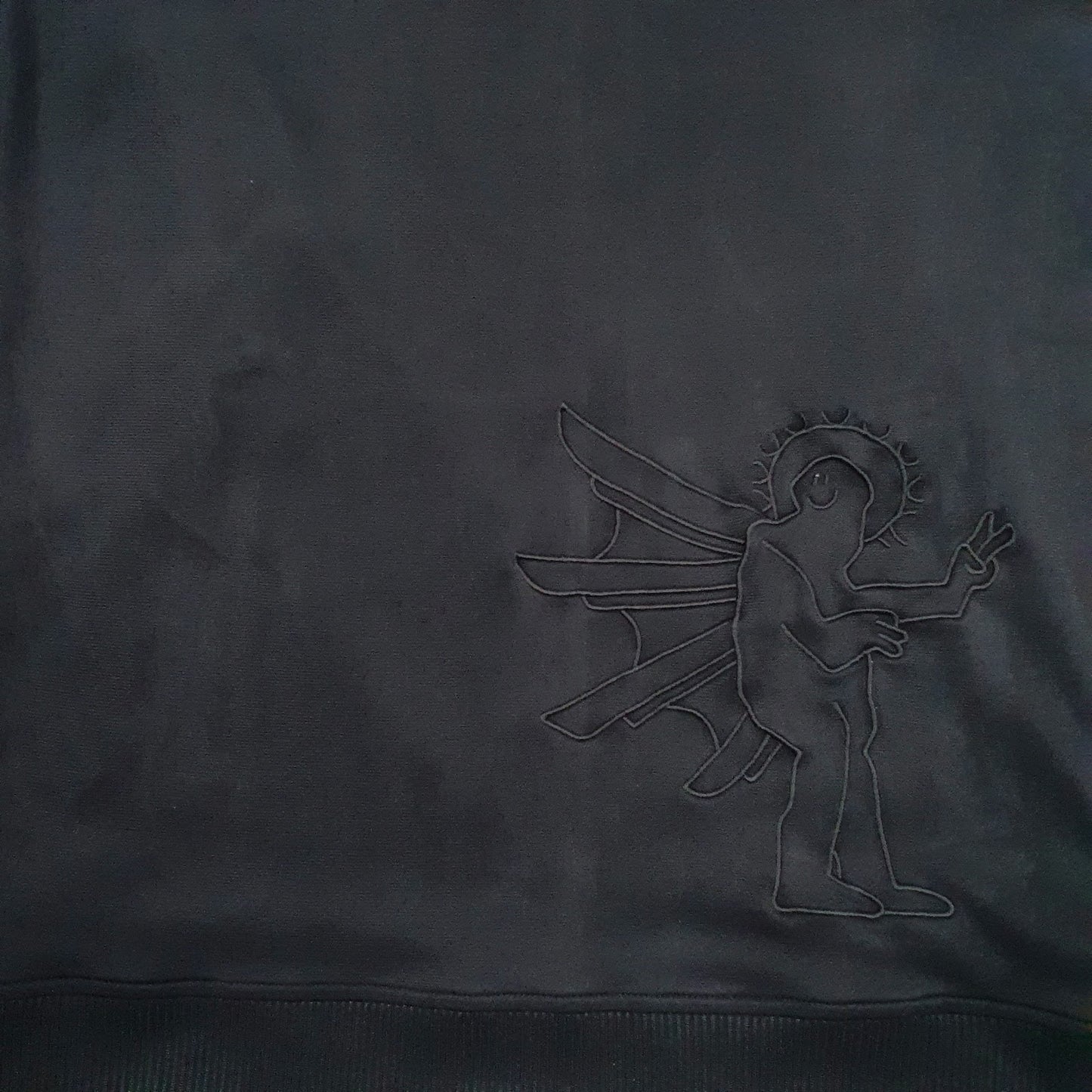 Mens Black Adidas  Full Zip Jumper