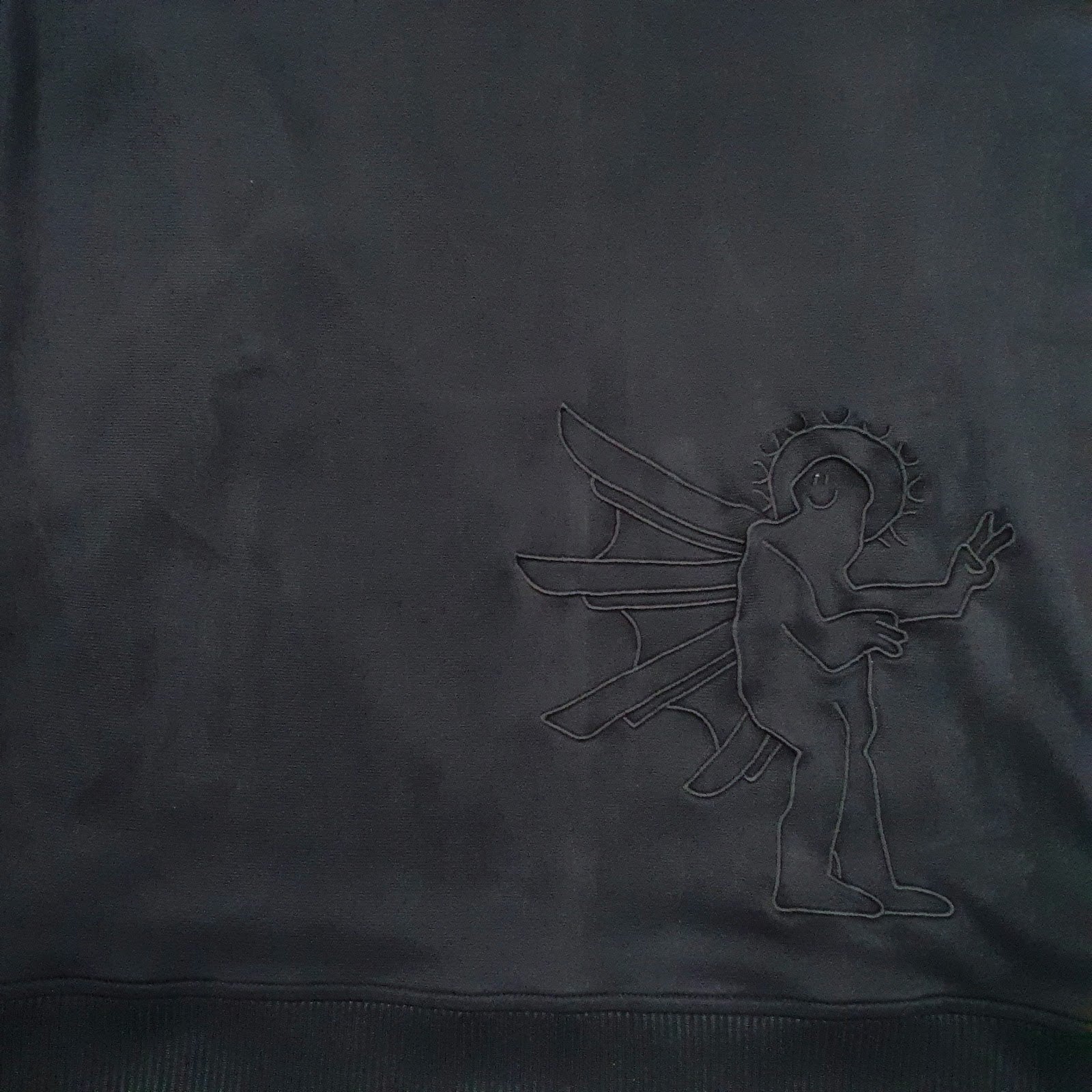 Mens Black Adidas  Full Zip Jumper