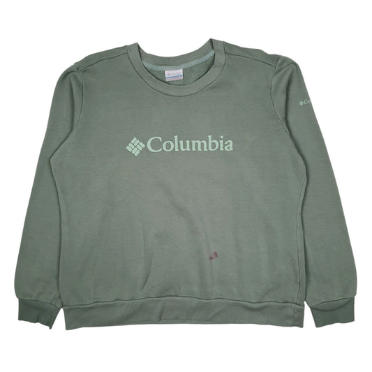 Womens Green Columbia Sportswear Company  Crewneck Jumper