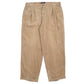 Mens Brown Ralph Lauren Pleated Corduroy Trousers