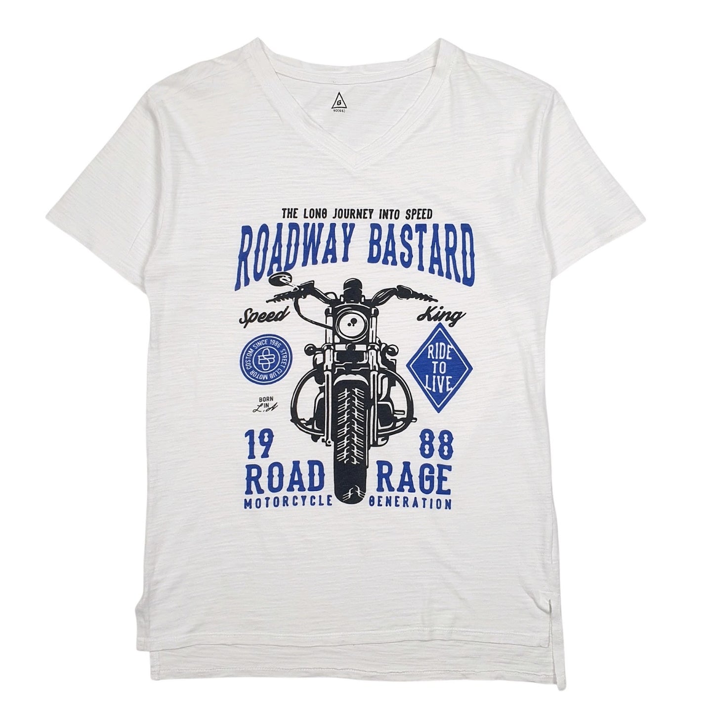 Mens White Unbranded  Short Sleeve T Shirt