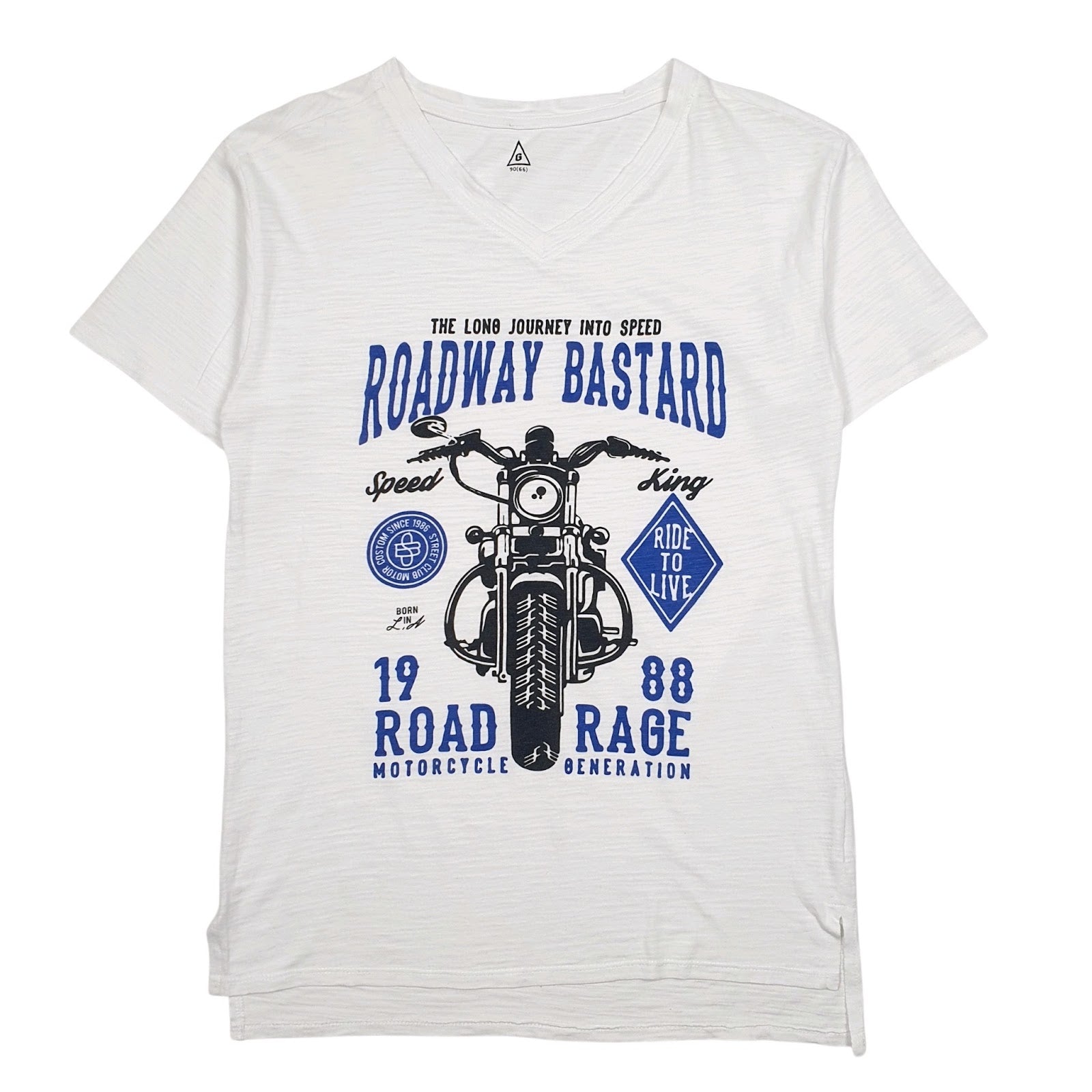 Mens White Unbranded  Short Sleeve T Shirt