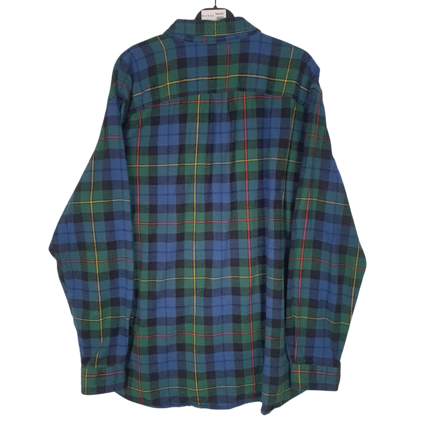Mens Green L.L.Bean Flannel  Shirt