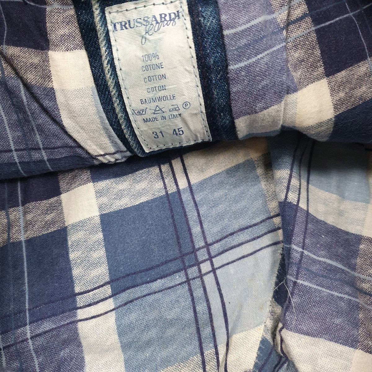 Mens Blue Trussardi Vintage  Jeans