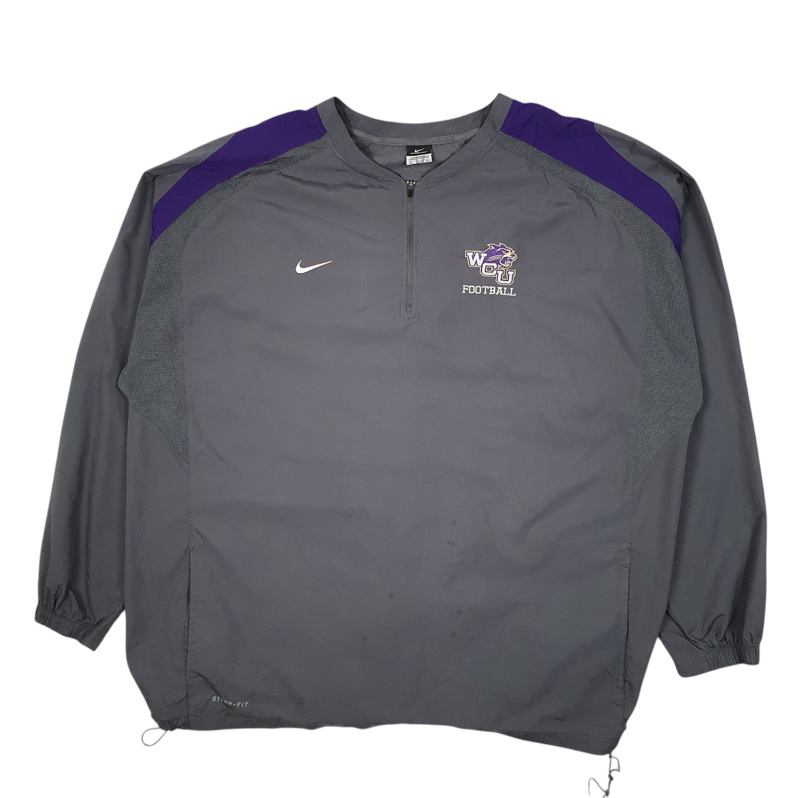 Mens Grey Nike Storm Fit Western Carolina  Coat