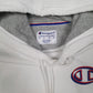 Mens White Champion  Hoodie Jumper