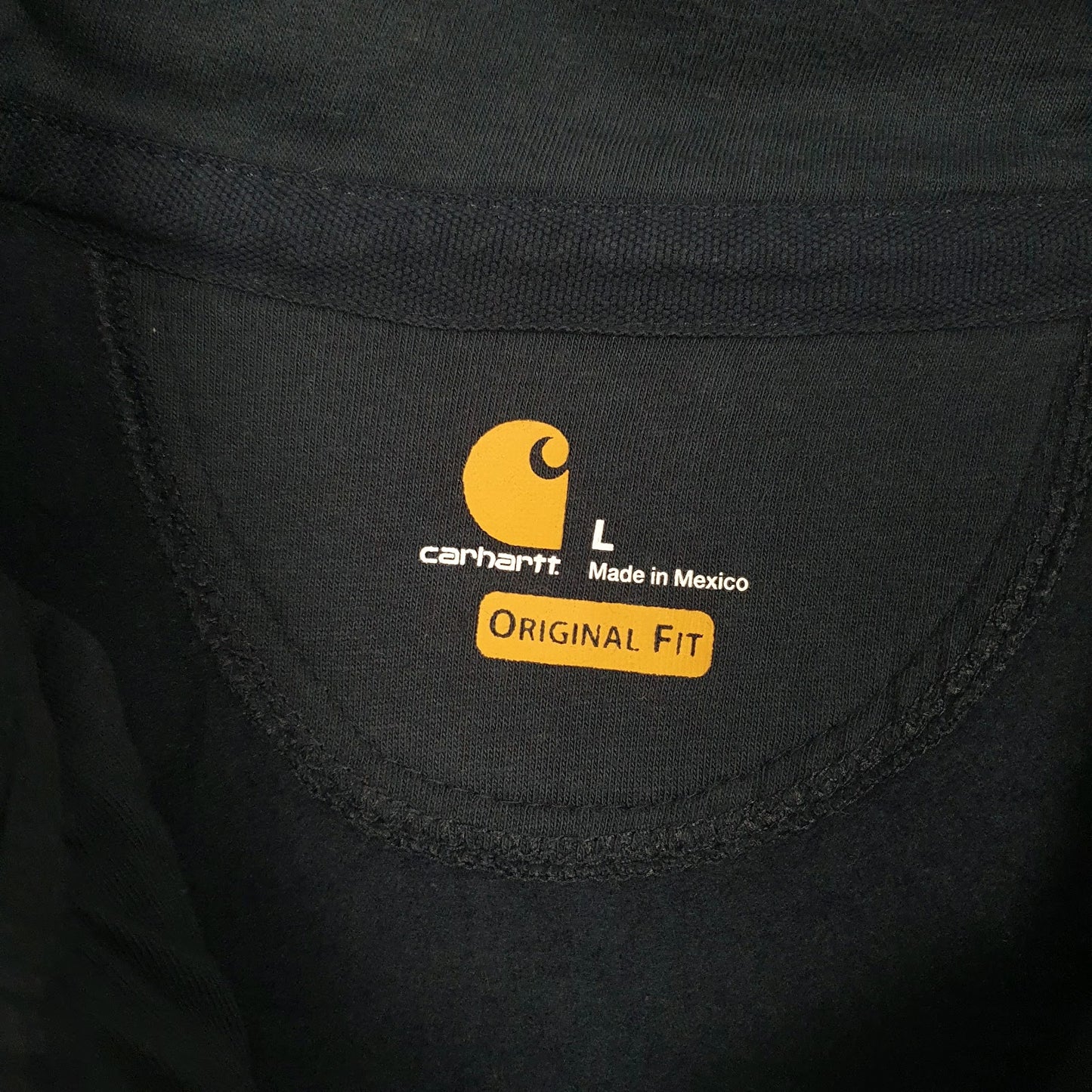 Mens Navy Carhartt  Quarter Zip Jumper