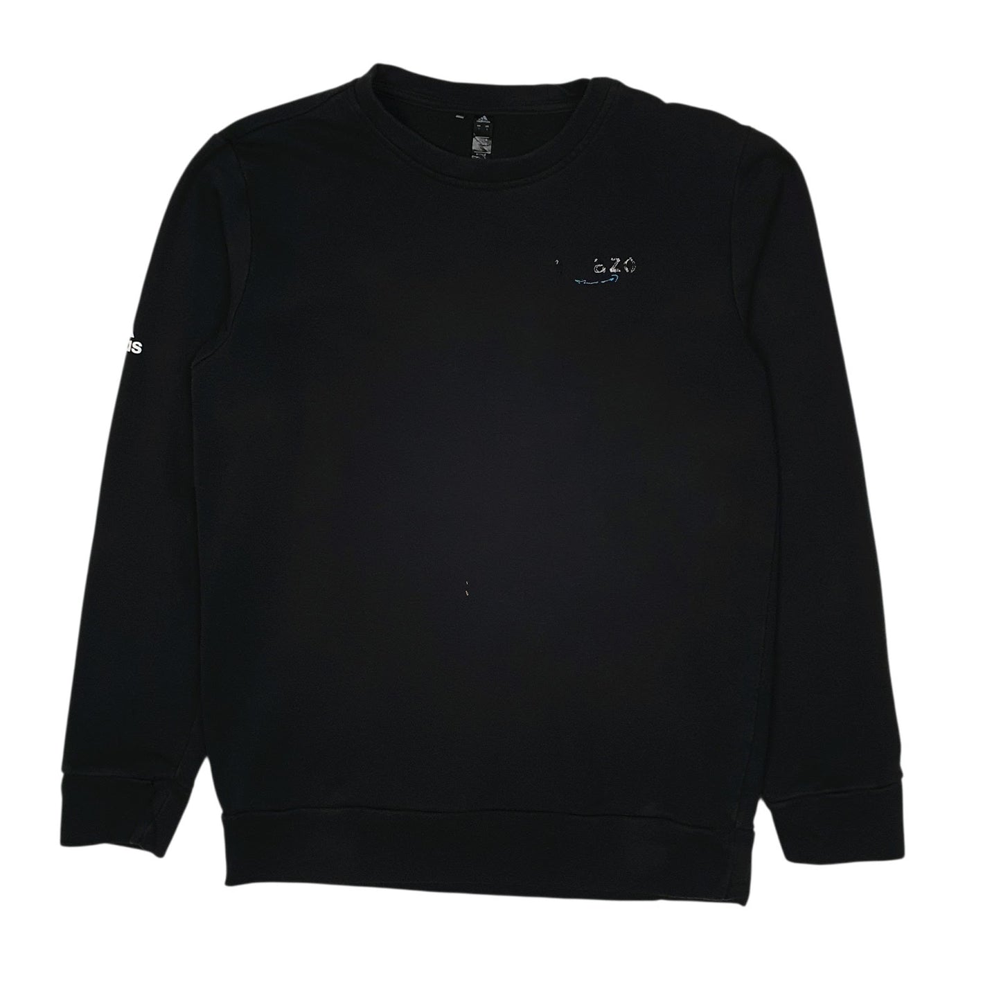 Mens Black Adidas  Crewneck Jumper