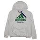 Womens White Adidas Tennis Hoodie Jumper