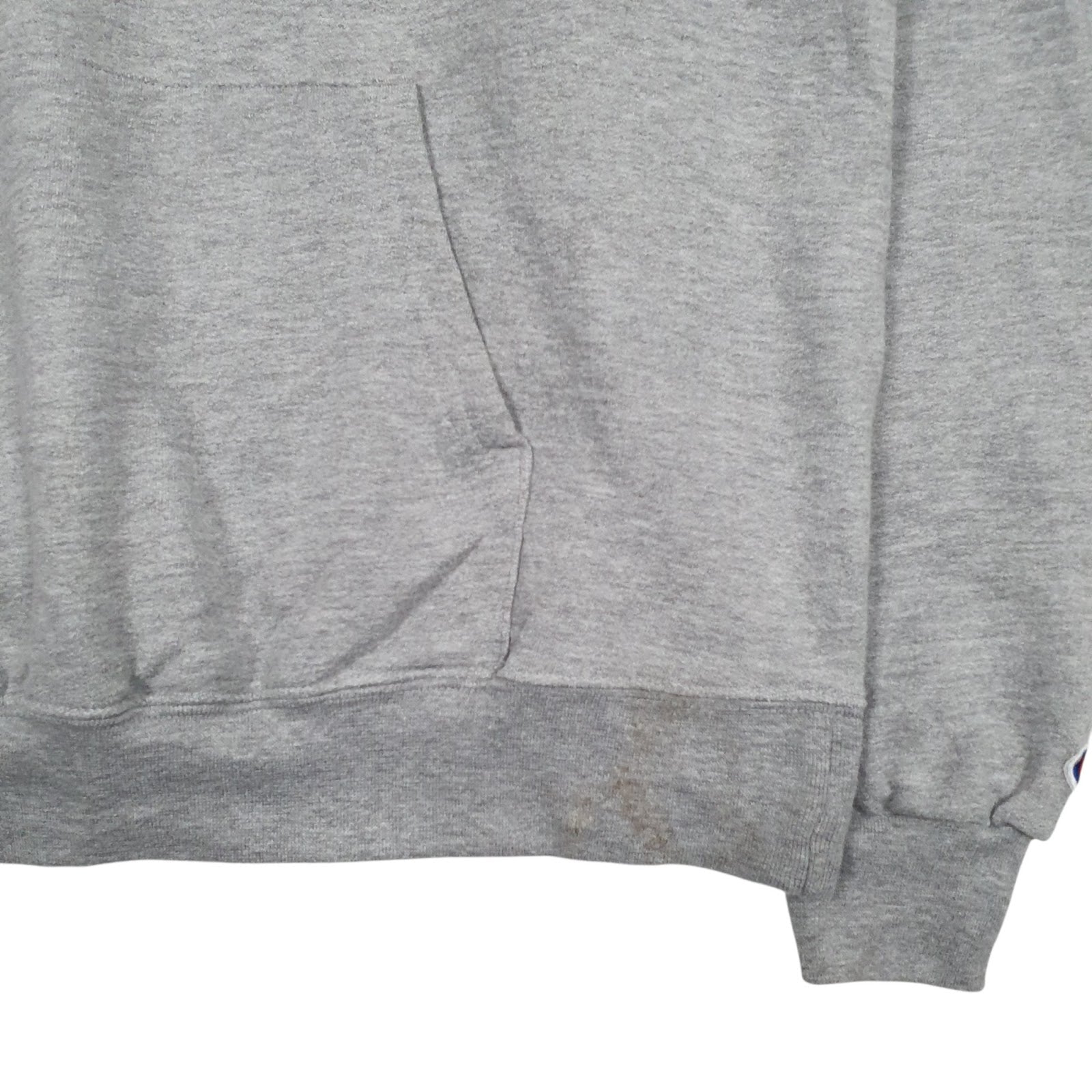Mens Grey Champion Indiana Alumni Hoodie Jumper