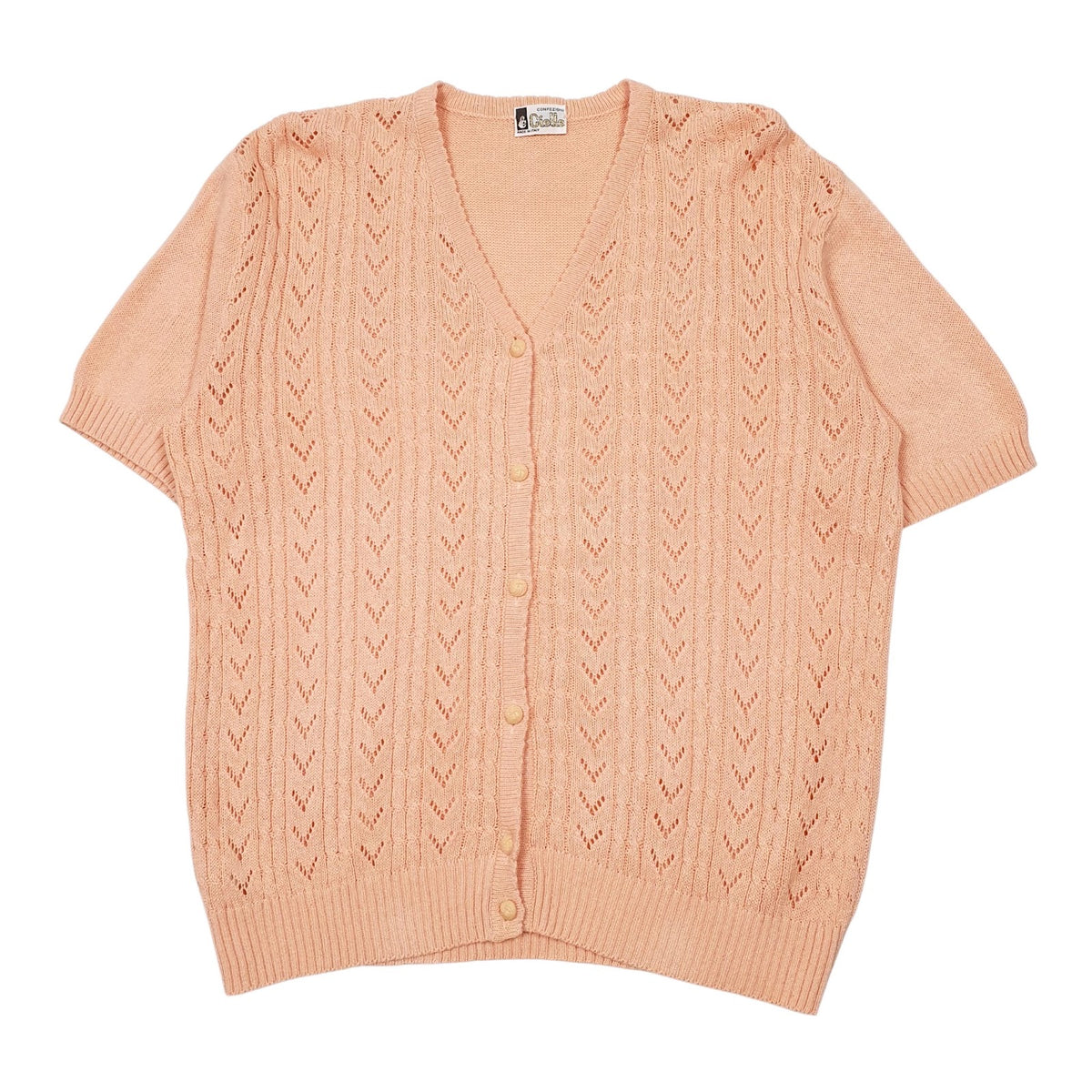 Womens Pink Cielle Vintage Knit Cardigan Jumper