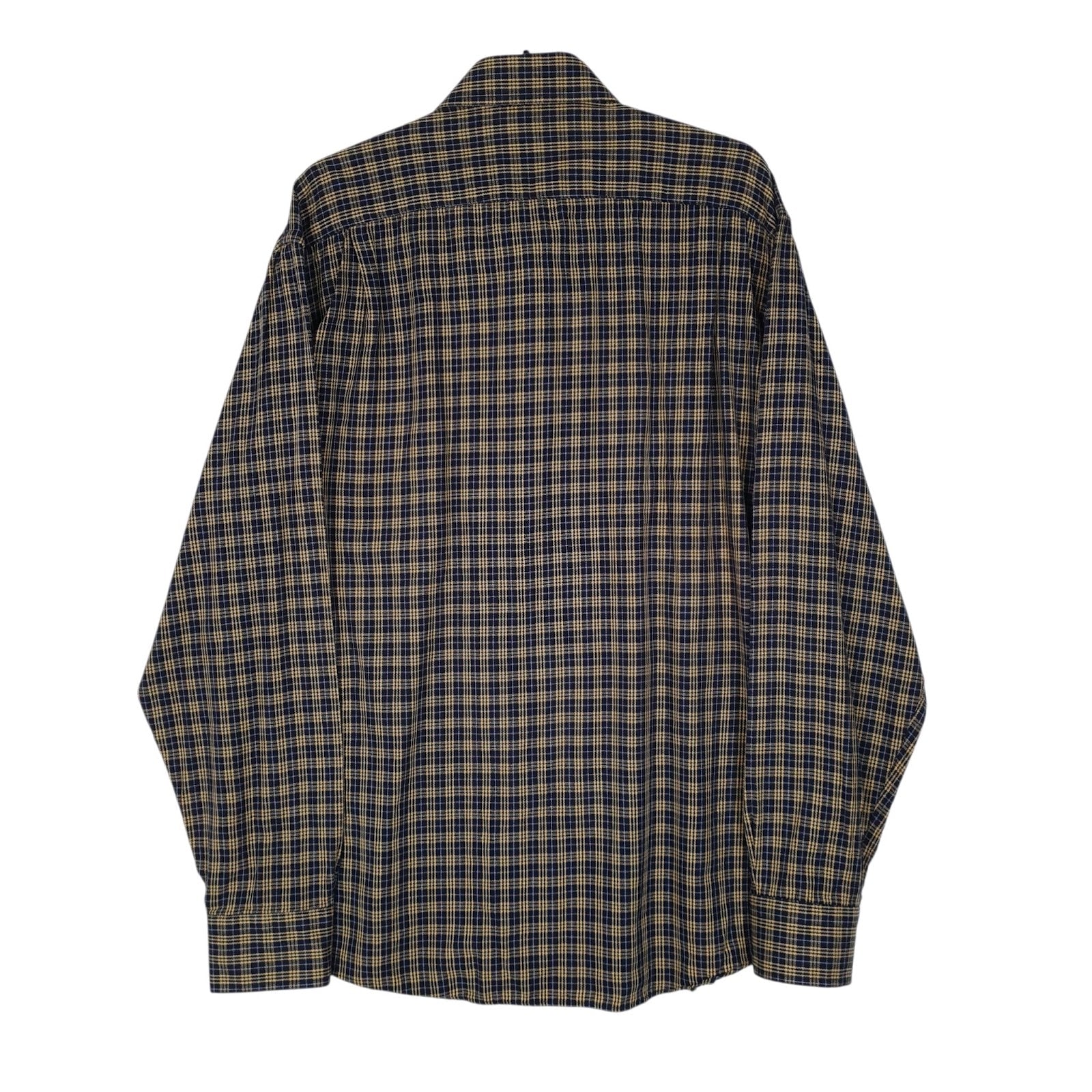Mens Navy GIO Heavyweight Plaid  Shirt