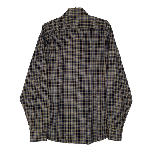 Mens Navy GIO Heavyweight Plaid  Shirt