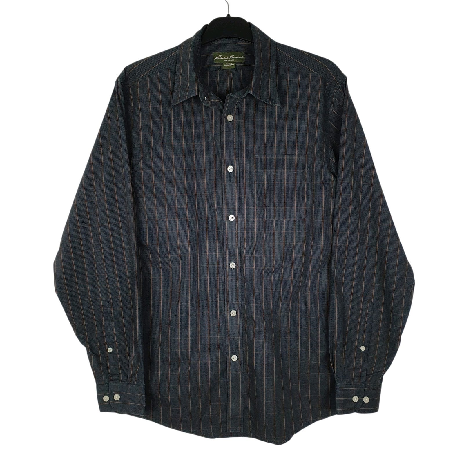 Mens Navy Eddie Bauer  Long Sleeve Shirt