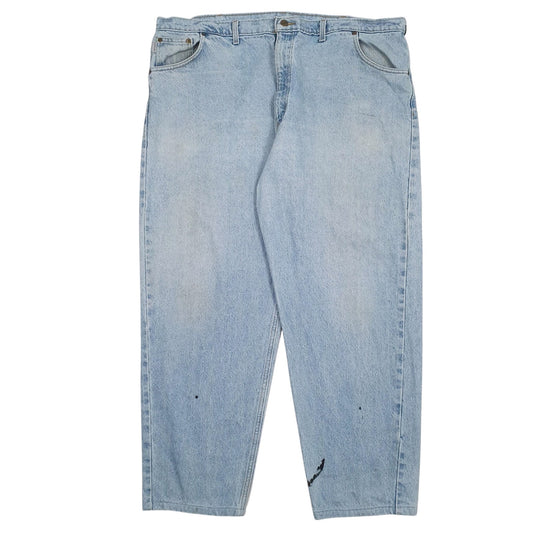Mens Blue Carhartt Workwear Casual JeansW42 L30