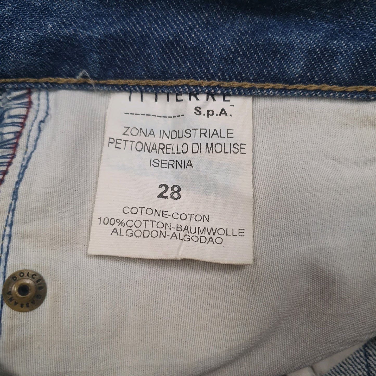 Womens Blue Dolce and Gabbana Distressed  Jeans