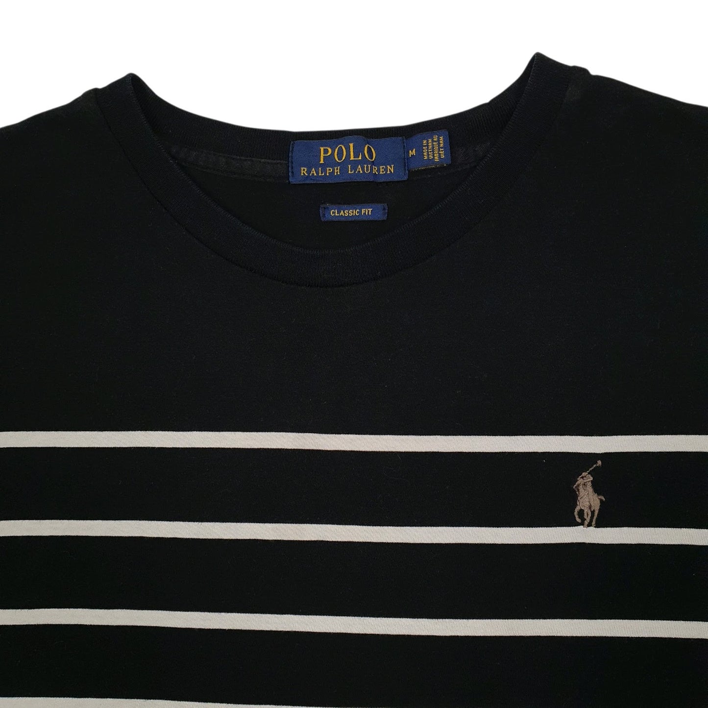 Mens Black Polo Ralph Lauren Classic Fit  T Shirt