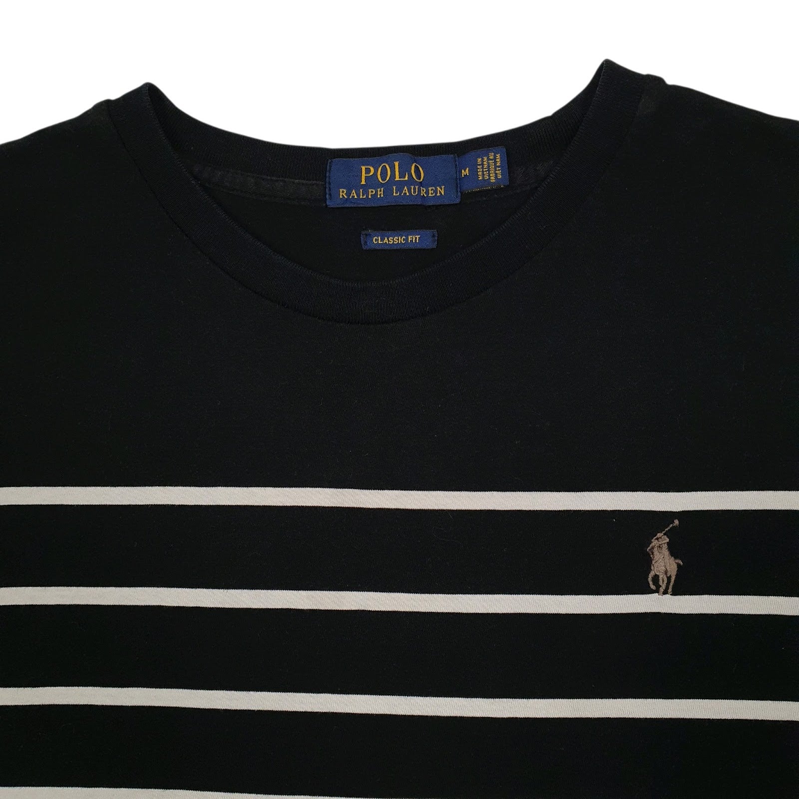 Mens Black Polo Ralph Lauren Classic Fit  T Shirt