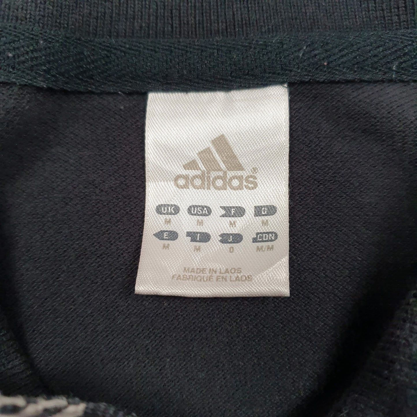 Mens Black Adidas   Polo Shirt