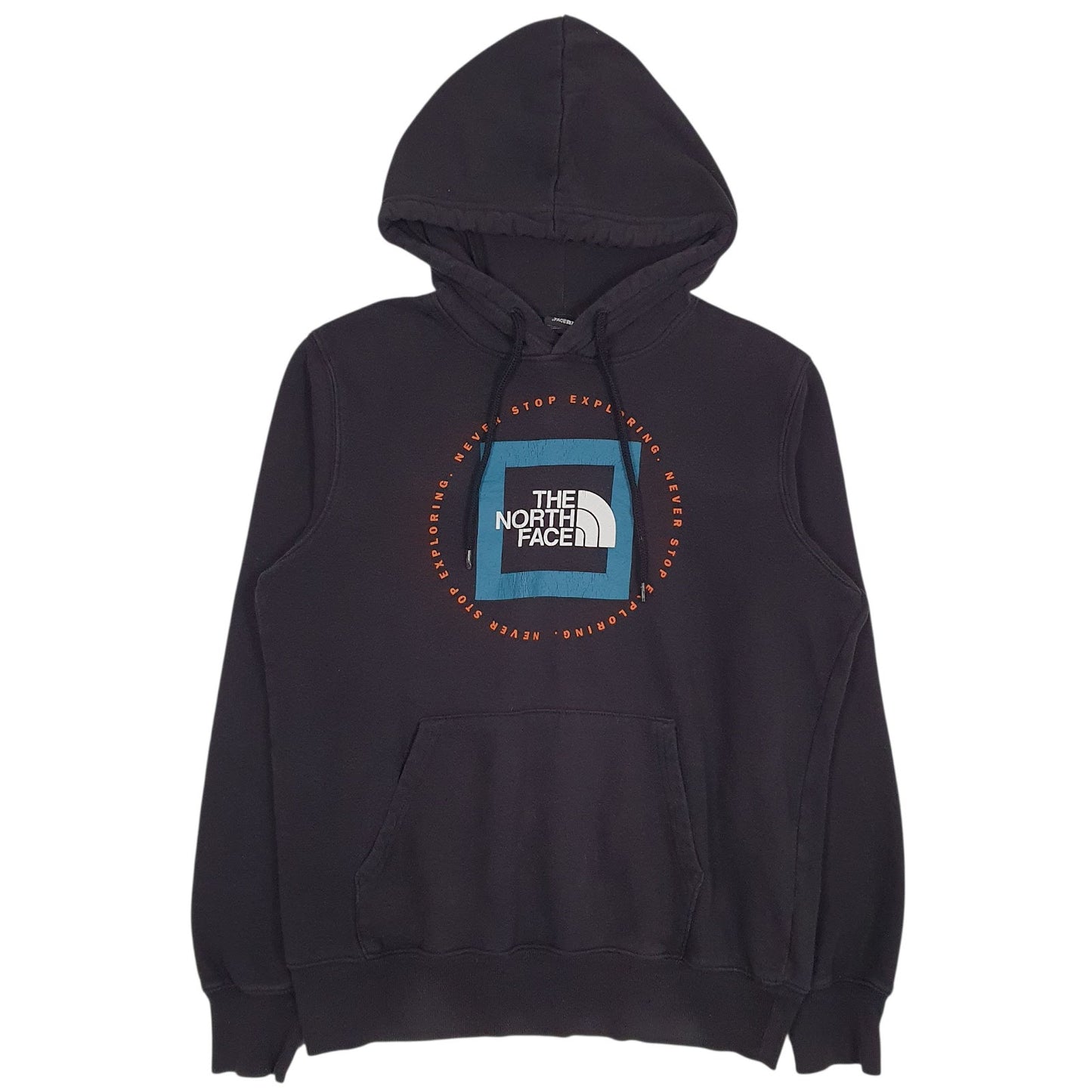 Mens Black The North Face Spellout Hoodie Jumper