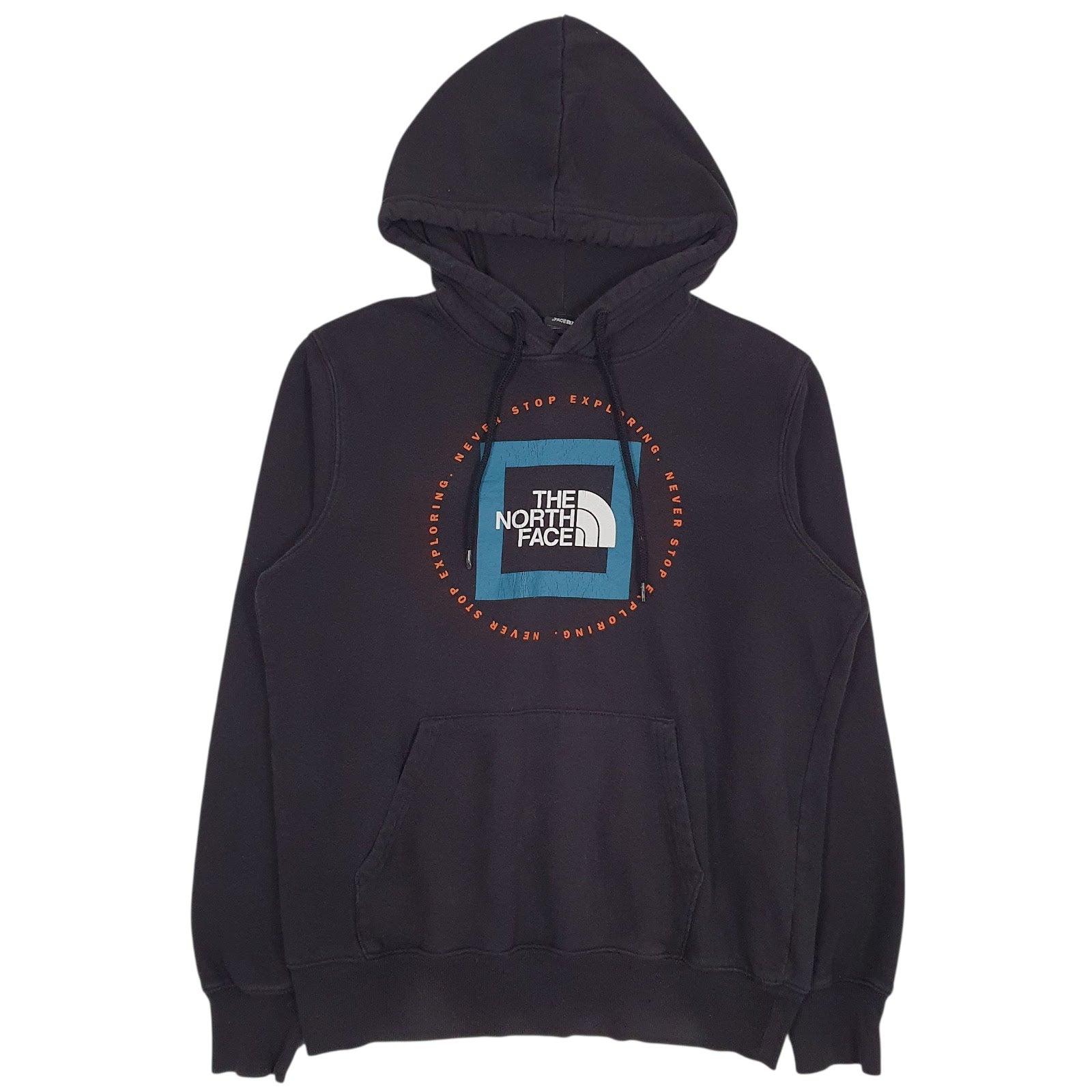 Mens Black The North Face Spellout Hoodie Jumper