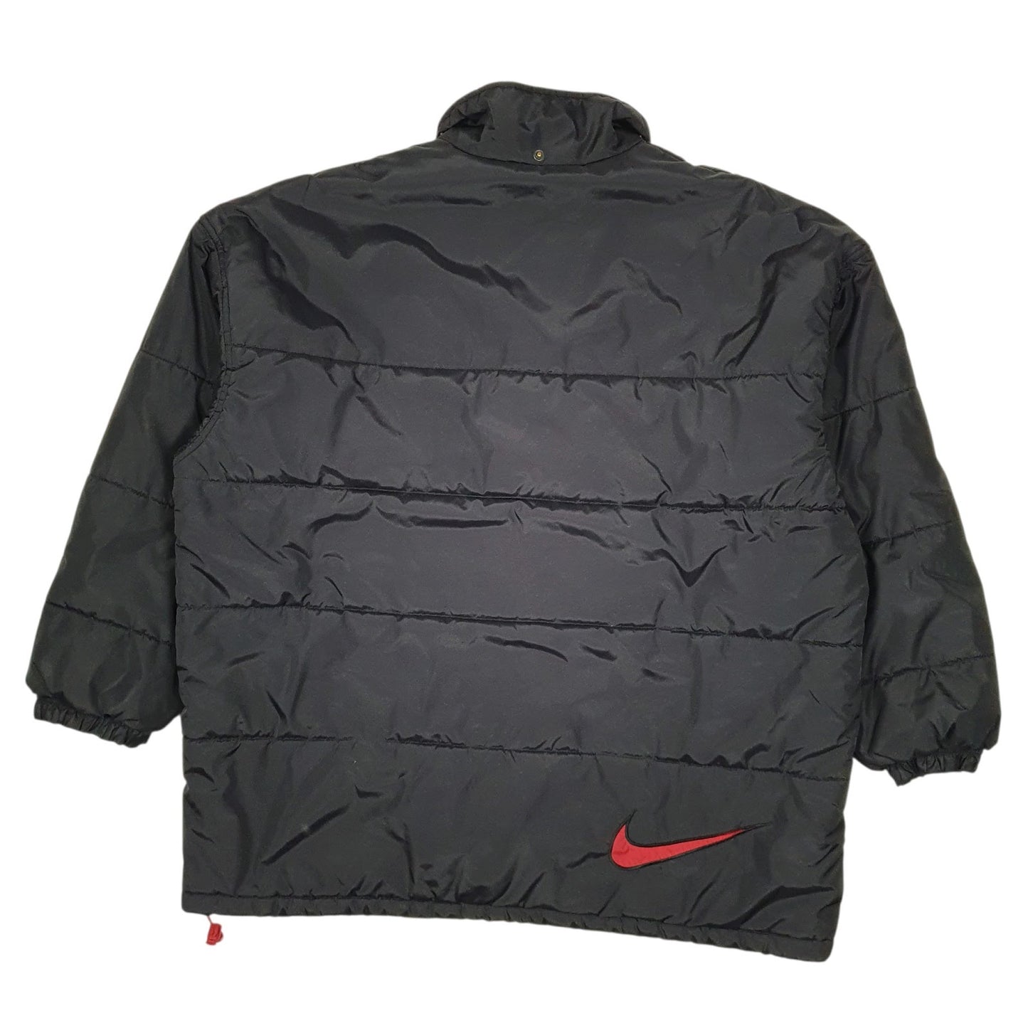 Mens Black Nike Vintage 90s Windbreaker  Coat
