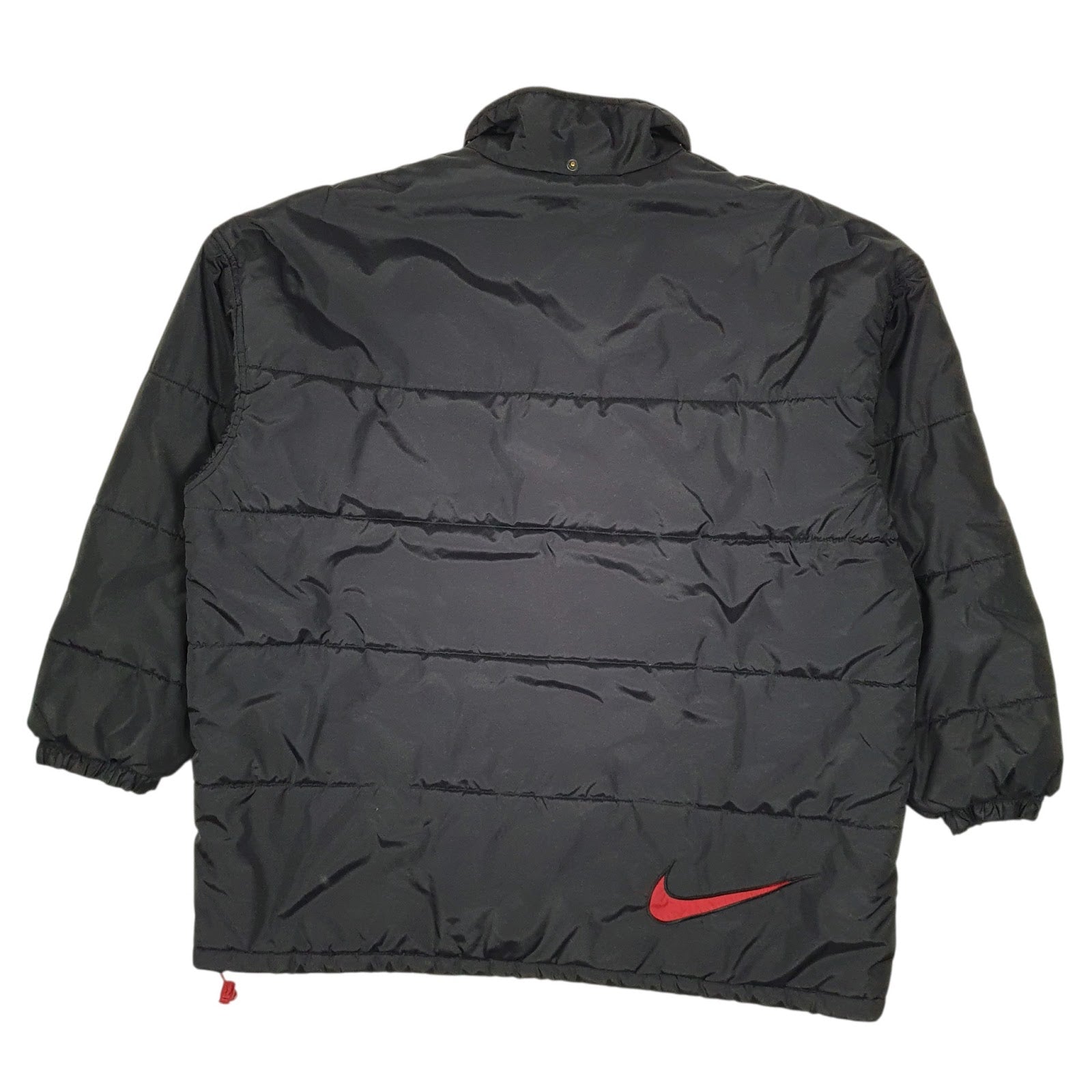 Mens Black Nike Vintage 90s Windbreaker  Coat