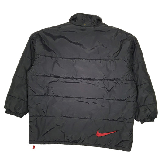 Mens Black Nike Vintage 90s Windbreaker  Coat