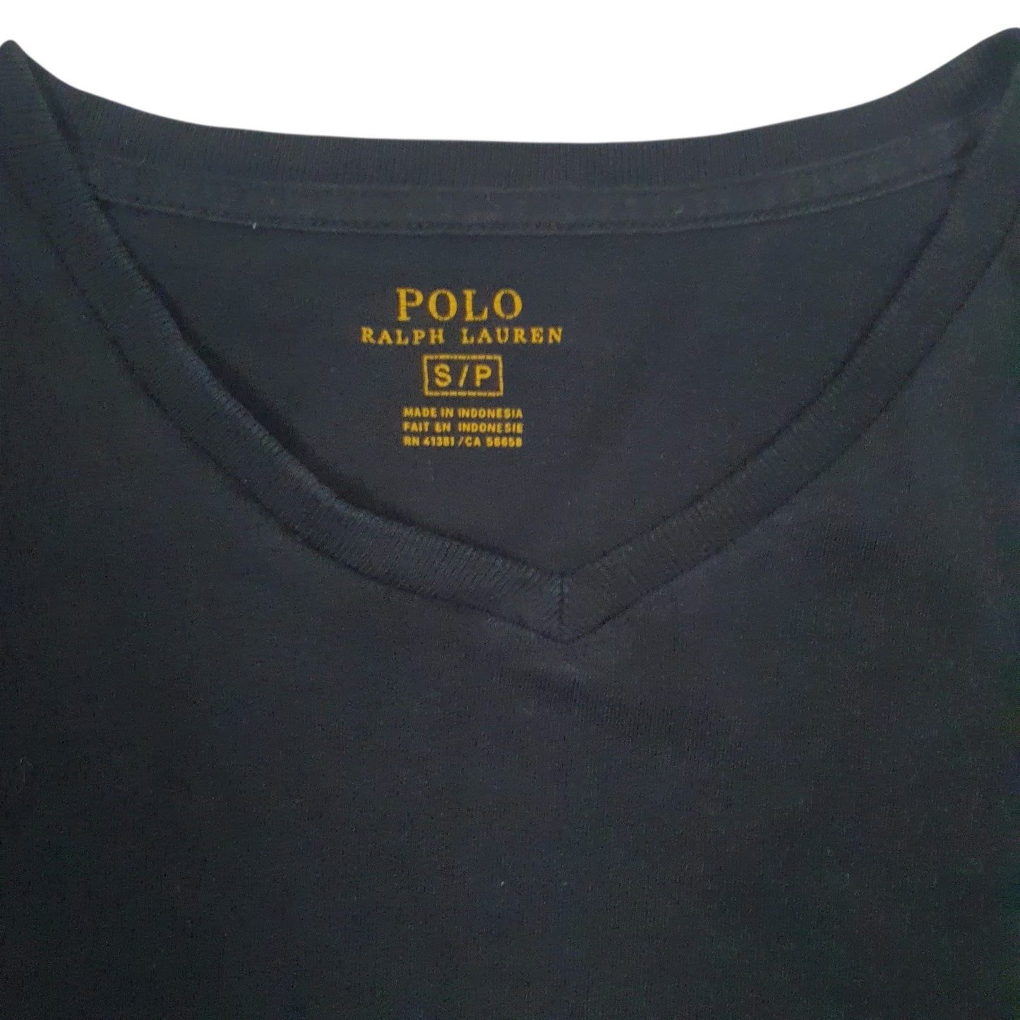 Mens Black Polo Ralph Lauren   T Shirt