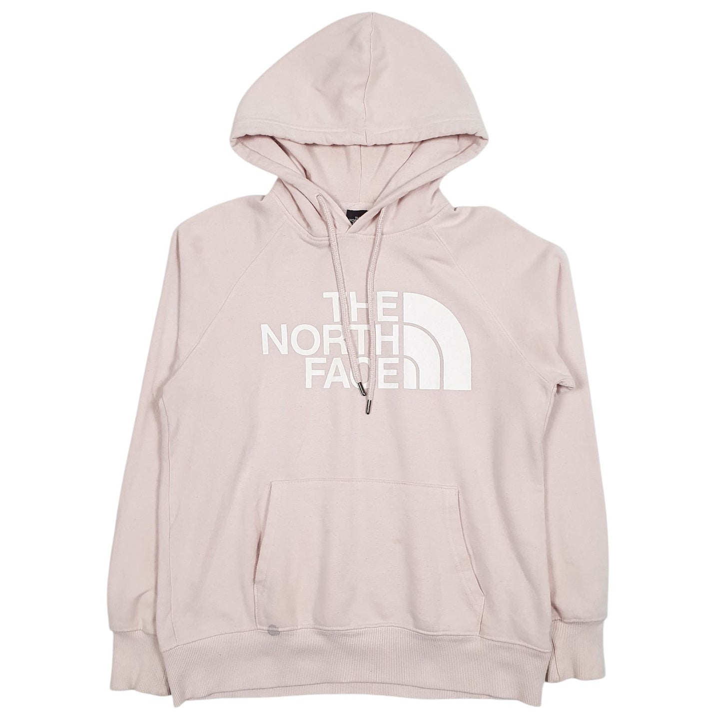 Womens Pink The North Face Spellout Hoodie Jumper
