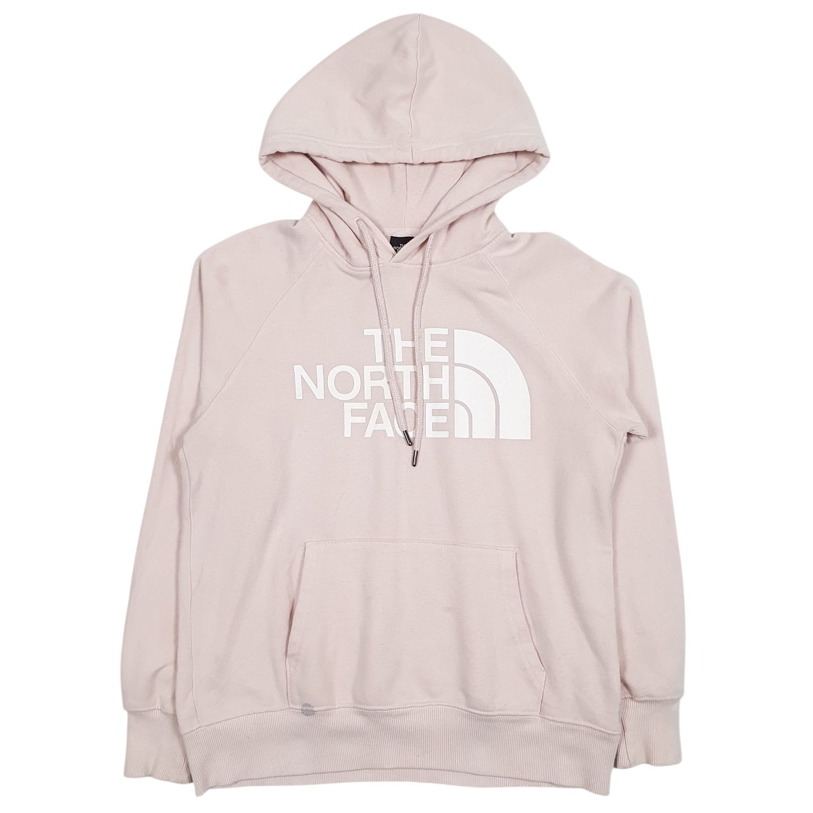 Womens Pink The North Face Spellout Hoodie Jumper