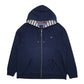 Womens Navy Crew Clothing Co Hoodie Full Zip Jumper