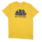 Mens Yellow Sundek Spellout Short Sleeve T Shirt