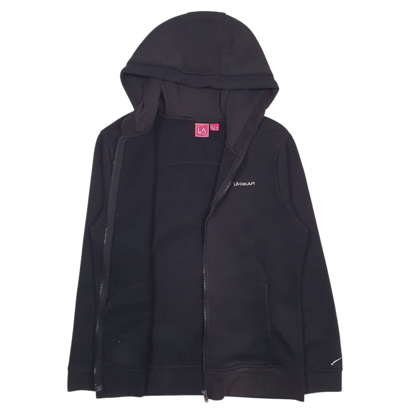 Womens Black LA Gear  Full Zip Jumper