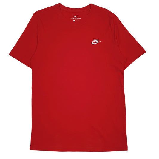 Mens Red Nike  Short Sleeve T Shirt