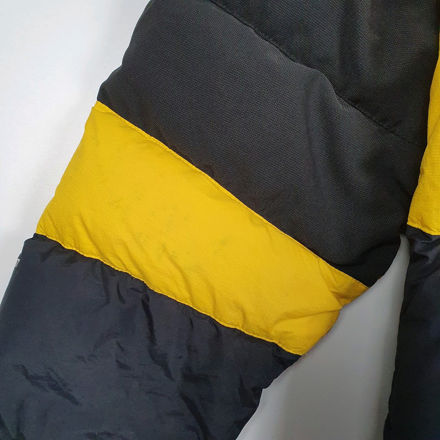 Mens Yellow The North Face Summit Series Baltoro 800  Coat