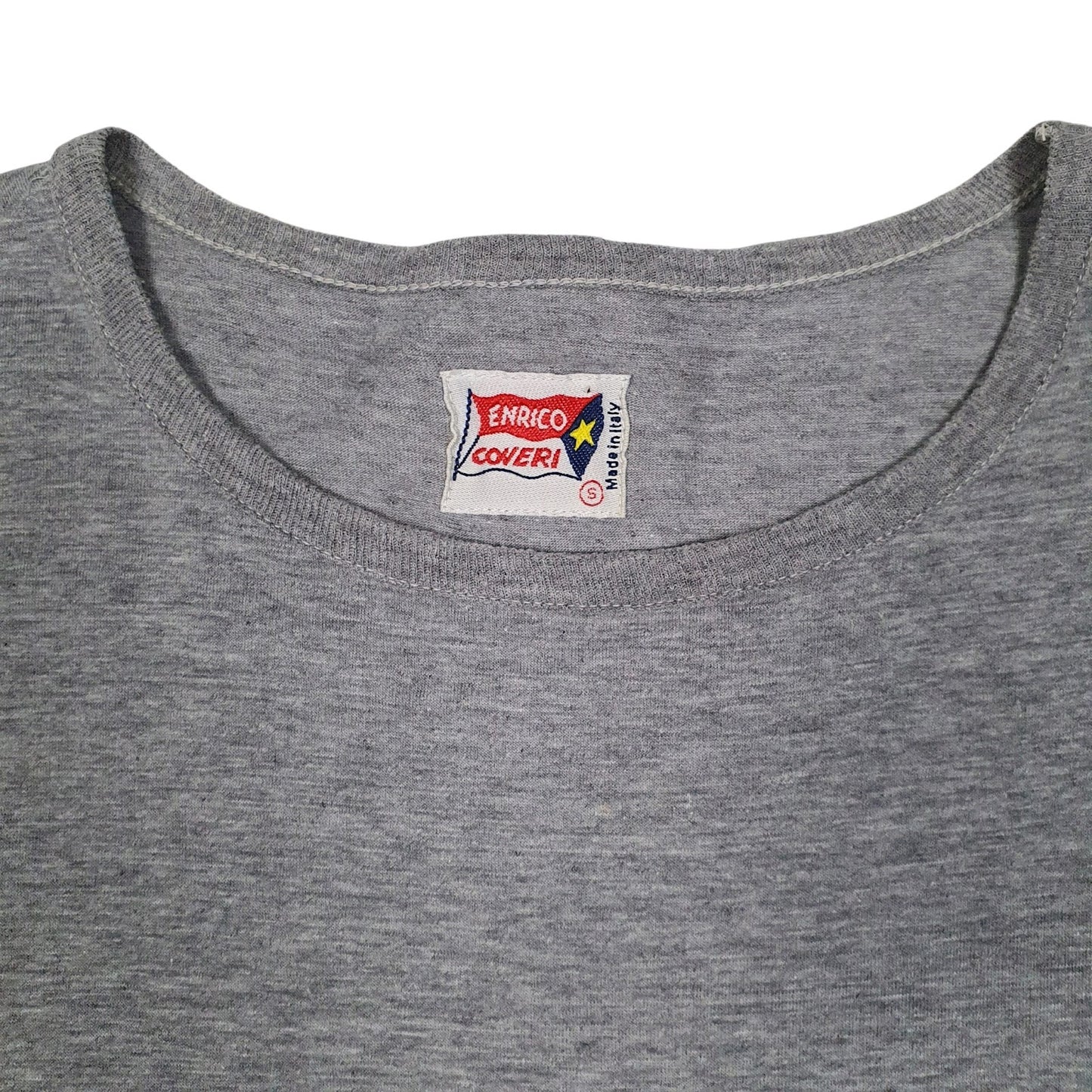 Mens Grey Enrico Coveri   T Shirt
