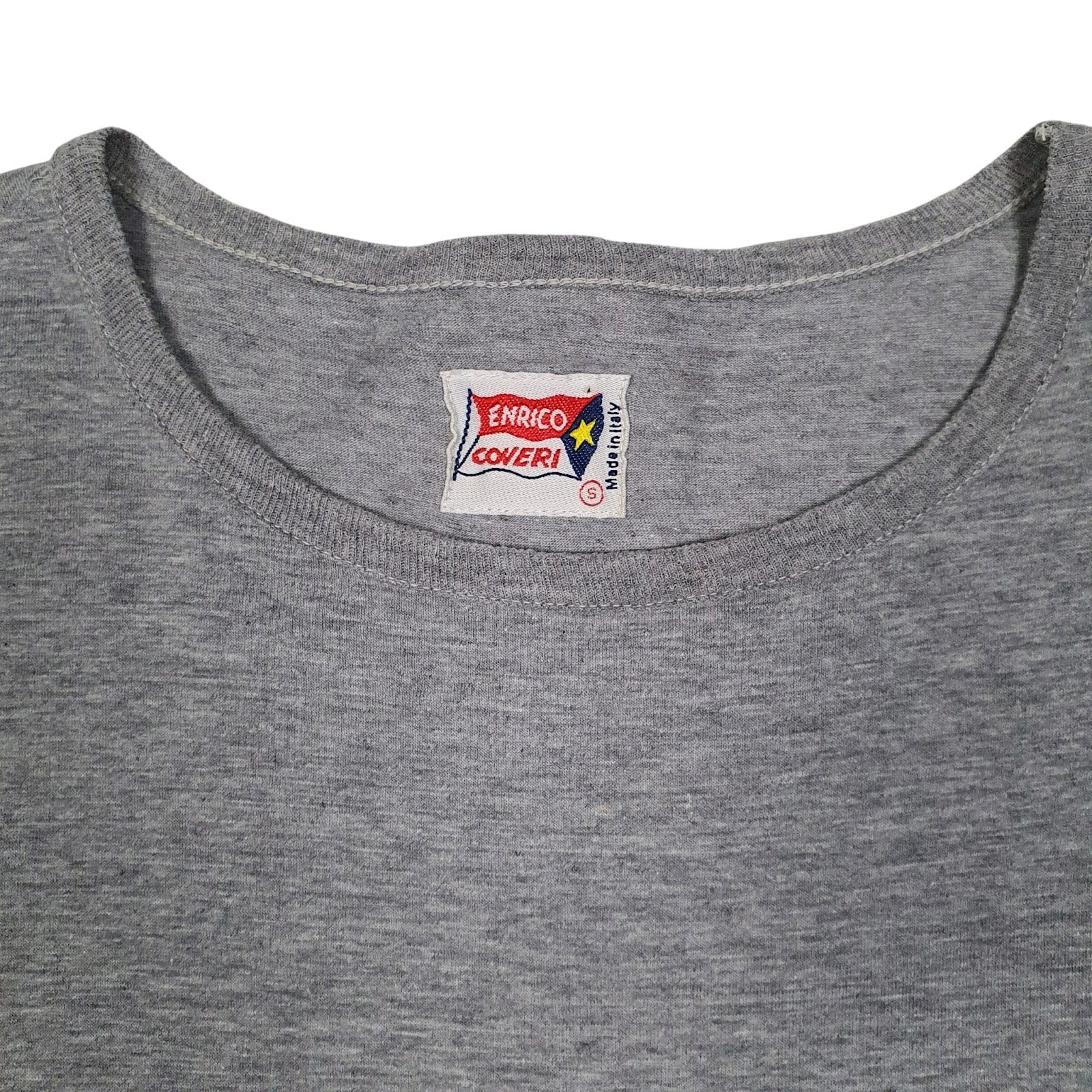 Mens Grey Enrico Coveri   T Shirt