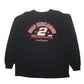Mens Black Nascar Brad Kesolowski Long Sleeve T Shirt
