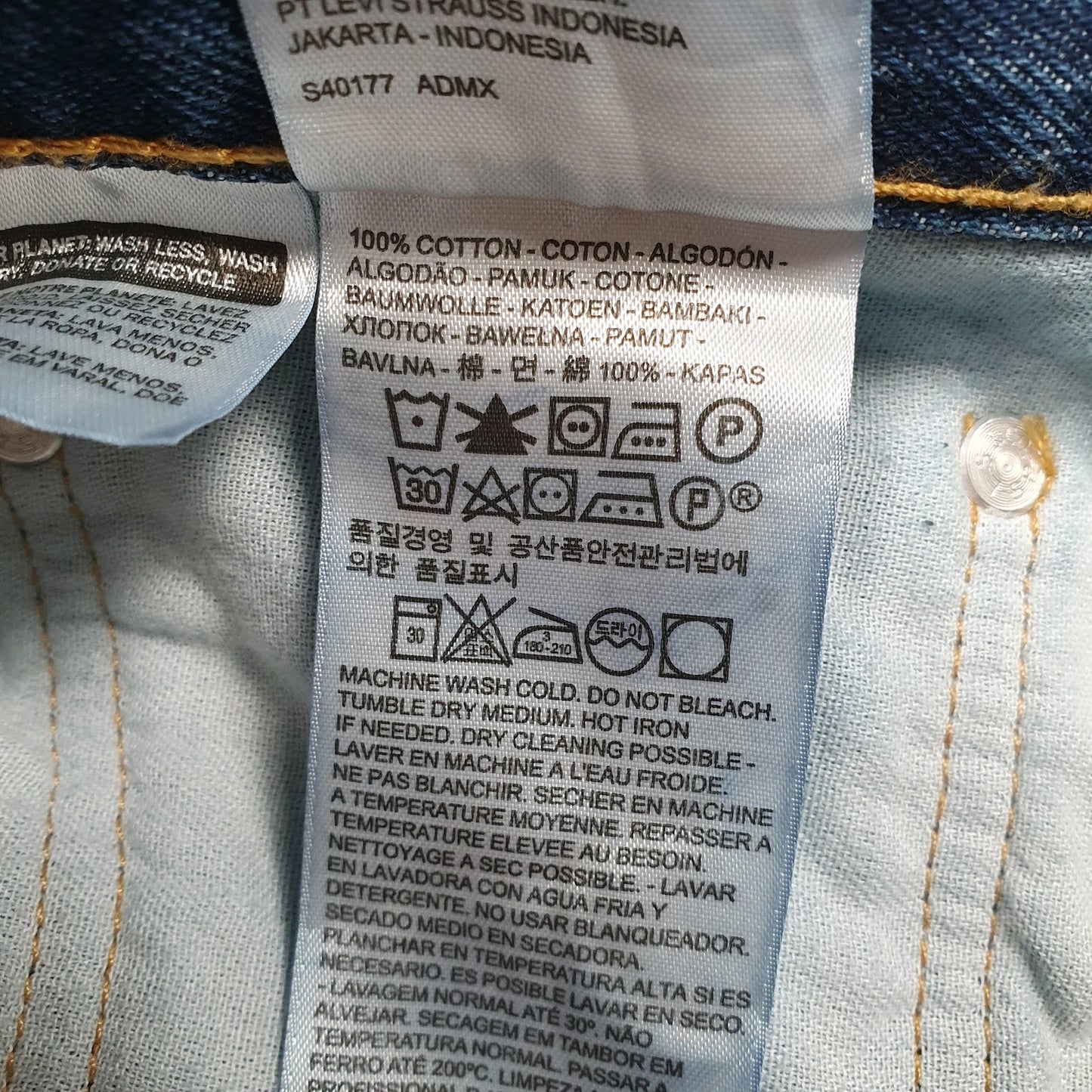 Mens Blue Levis   Jeans