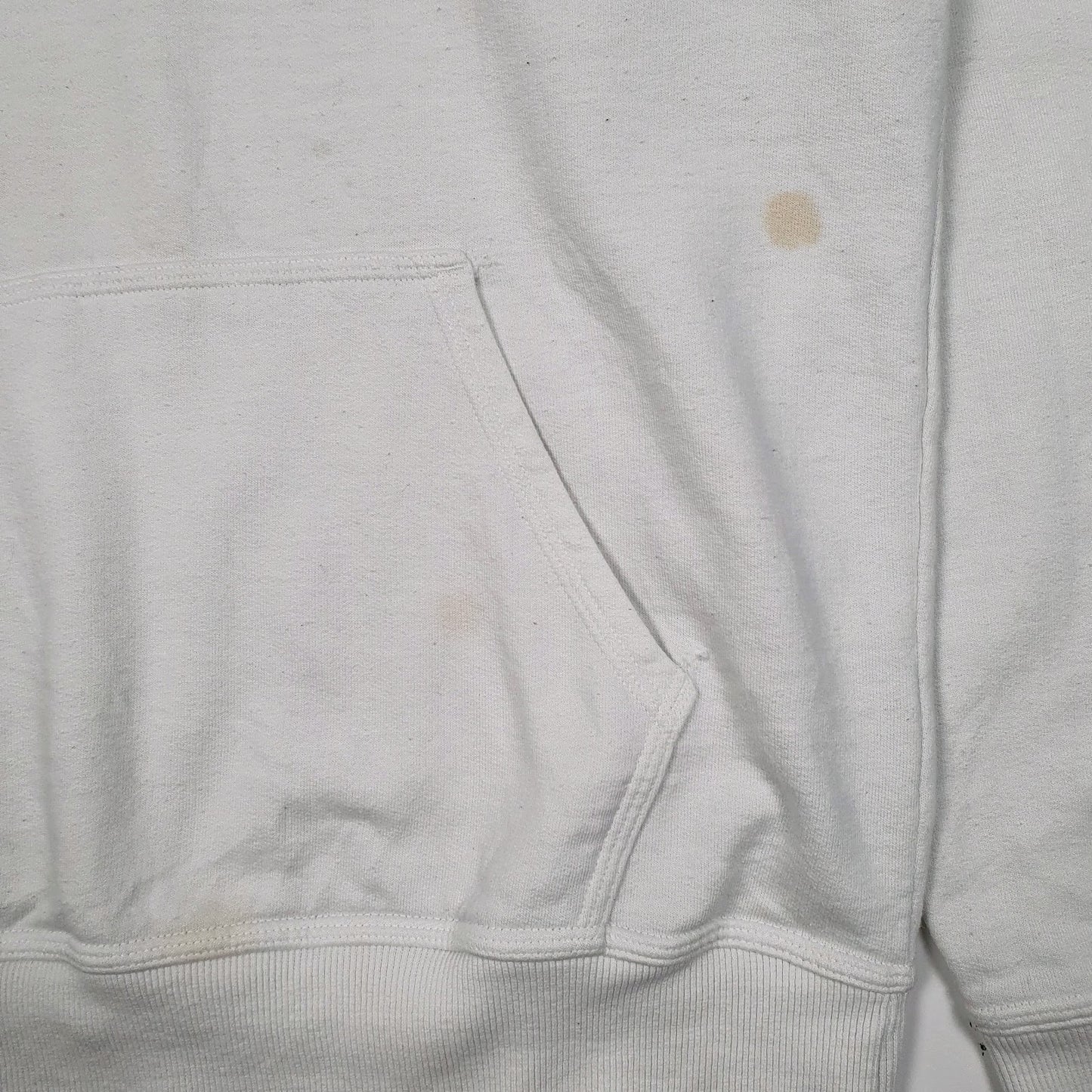 Mens White Champion  Hoodie Jumper