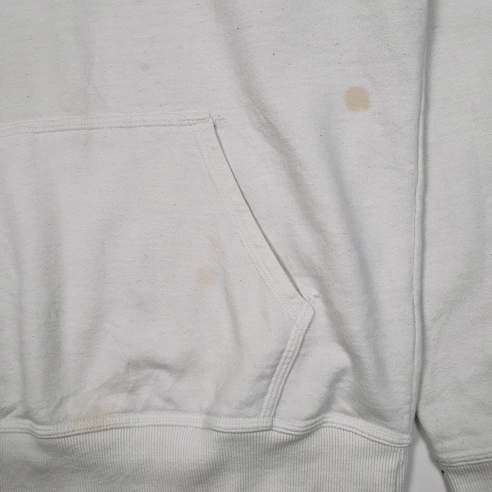 Mens White Champion  Hoodie Jumper
