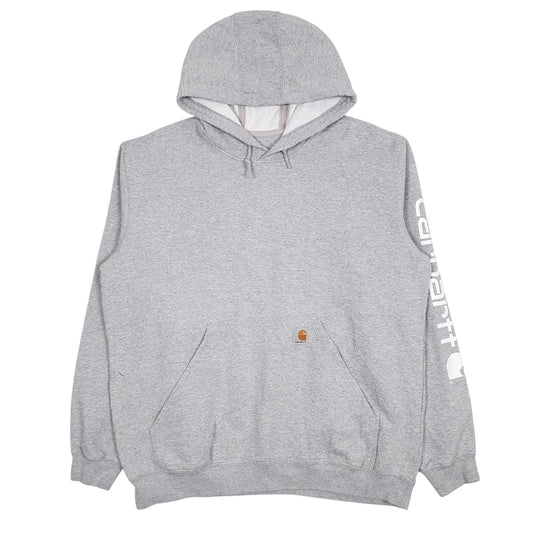 Mens Grey Carhartt  Hoodie Jumper
