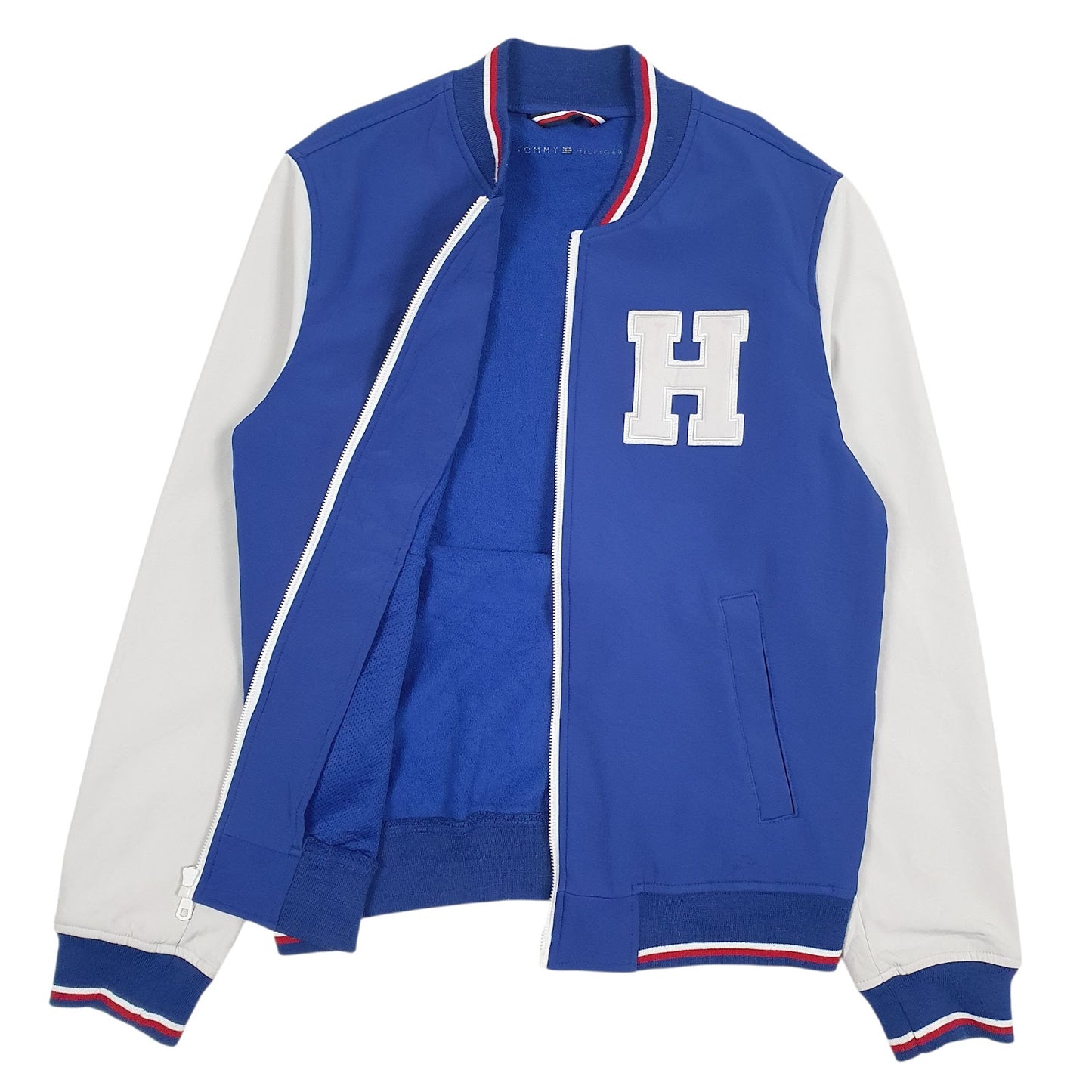 Mens Blue Tommy Hilfiger  Quarter Zip Coat