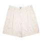 Chaps Double Pleated Beige Chino Cotton Shorts W34